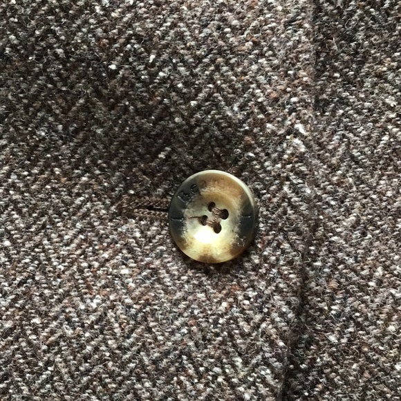 L.L. Bean Wool Silk Blend Brown Blazer, size M - Picture 6 of 13